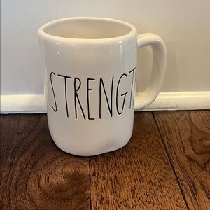 Rae Dunn Cream Mug - Strength
